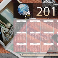 Jahreskalender mit Background DESIGN –  Michael-Müller Verlag