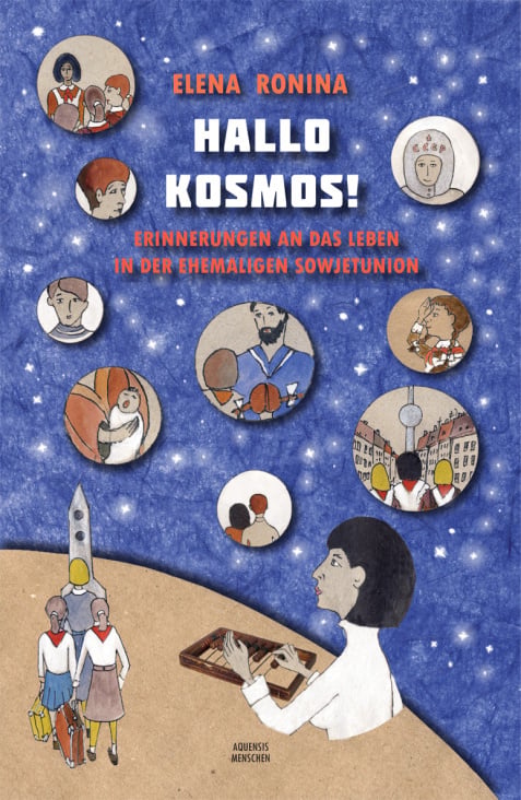 Umschlaggestaltung für Buch von Elena Ronina „Hallo Kosmos!“