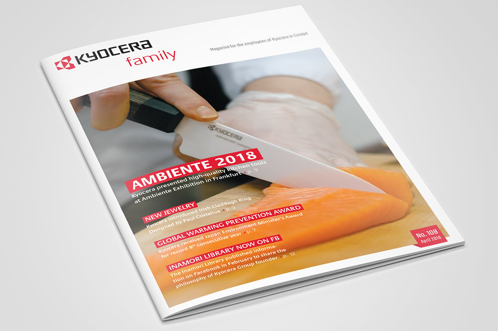 Kyocera Family – Magazine Cover