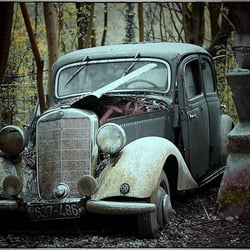 Vinitage Car of Graveyard