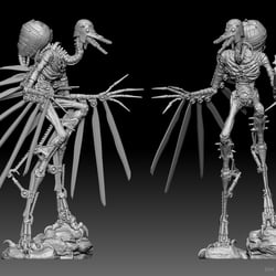 Deathbird – 3D Printed Collectible Figurine