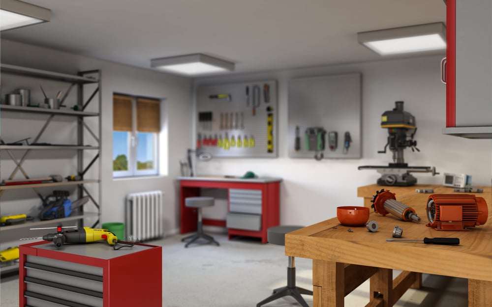 Ausschnitt einer interaktiven 3D Werkstatt