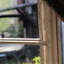 Blick durchs Fenster