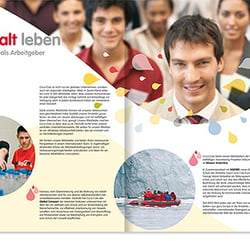 Innenseiten, Imagebroschüre