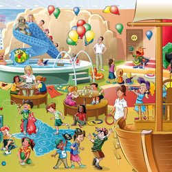 Wimmelbild AIDA