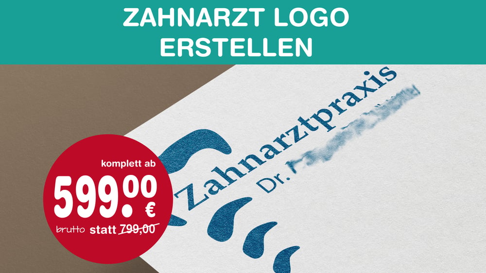 Logo für Zahnarzt Praxis erstellen | Layout gestalten