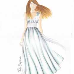 The weaping dress…
