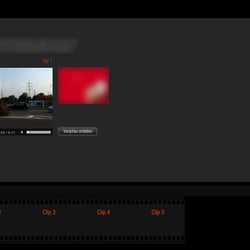 interaktiver Player für gewählte Medien mit Medien-Editor