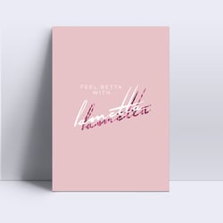 Postkarte „Lametta“