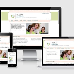 Responsive Webdesign / Dianat Diabetologische Schwerpunktpraxis