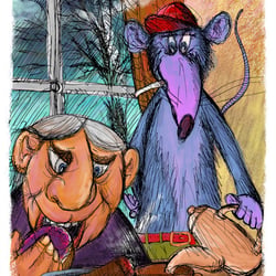 Illustration für Tesseltje Buch (Niederlande) 2012