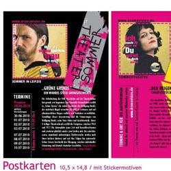 Flyer für Sommertheater