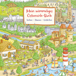 Cover für Österreich-Wimmelbuch; G&G Verlag