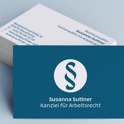 Visitenkarten für Anwaltskanzlei