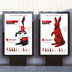 Kallert Malerbetrieb – Plakatmotive für Fassadengestaltung und Teppichverlegung