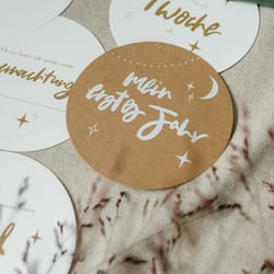 Meilensteinkarten Design Baby
