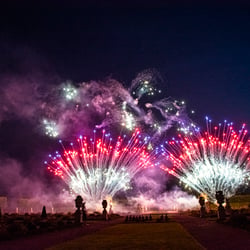 Feuerwerk – kleines Fest im Großen Garten, Hannover