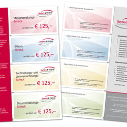 Schecks für Seybert & Partner Steuerberatungs GmbH