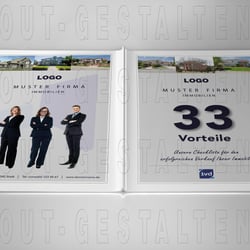 Immobilien-Broschüre erstellen | Layout gestalten