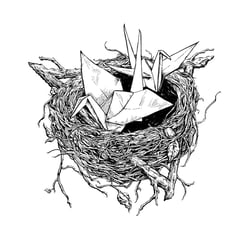 Illustratin „paperbirds“