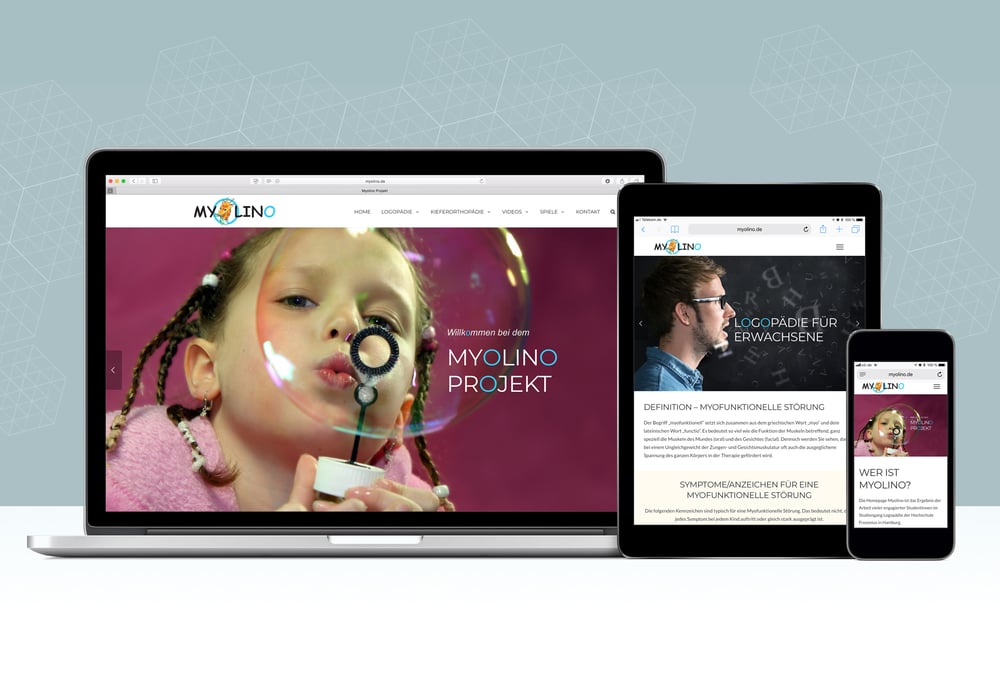 Webseite im responsiven Design