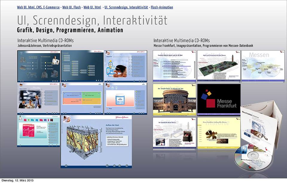 Screendesign, UI