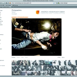Projekt: Website • Kunde: Andrea Heberger