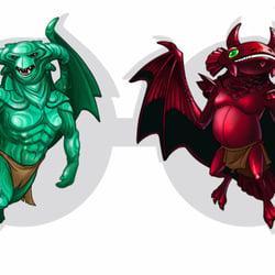 gargoyles malachit ruby