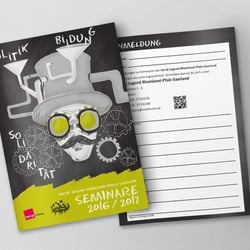 ver.di Jugend Rheinlapd-Pfalz Bildungsprogramm, Illustration & Layout