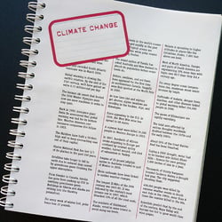 Climate change book / personal project