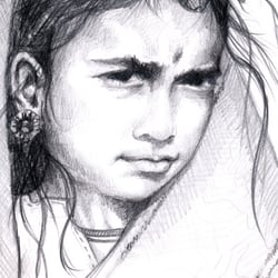 Maedchen aus Indien