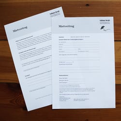 Tabea Krah: Erweiterte Geschäftspapiere – Mietvertrag