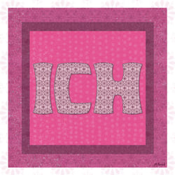 Lettering Design „Ich“