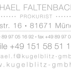 Kugelblitz Gmbh – Visitenkarten