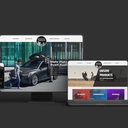 Webdeisgn Referenz für Dachbox Verleih