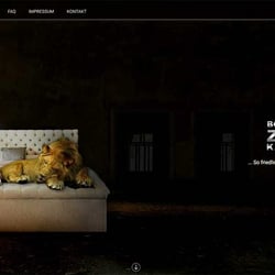 Homepage für Betten-Geschäft