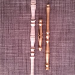 LED Stehlampe: Links original, Mitte fertig, Rechts Vorstufe