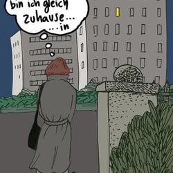 Nachhauseweg (taz-nord vom 03.04.21)