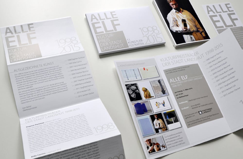 Flyer, Einladung, Plakate, Banner zur Ausstellung