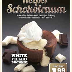 Burger King – POS-Anzeige zur Einführung des neuen „White Filled Brownie“ (nicht veröffentlicht)