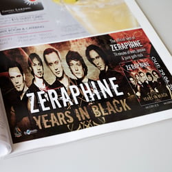Anzeigengestaltung „Zeraphine“ (Drakkar)