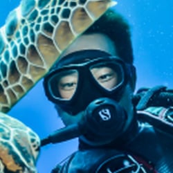 Underwater Wide Angle Portrait Photography