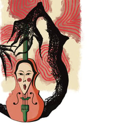 Buchillustration für“Der Bäcker” – Sakura