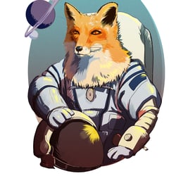 Foxy Astronaut