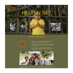Webseite für Hilfsorganisation, emotionale Ansprache,  Webseite mit Wordpress