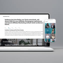 Webdesign für Fa. belboon