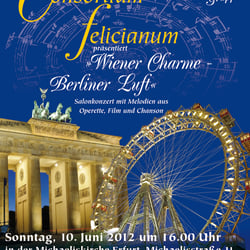 Konzertplakat »Wiener Charme – Berliner Luft«