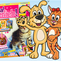 Comicfiguren und Comic für das Total Tierlieb!-Magazin