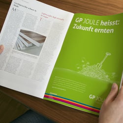 gP Joule – Anzeige „Zukunft ernten“