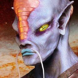 modelliert und polypainted in ZBrush inkl  Texture Maps